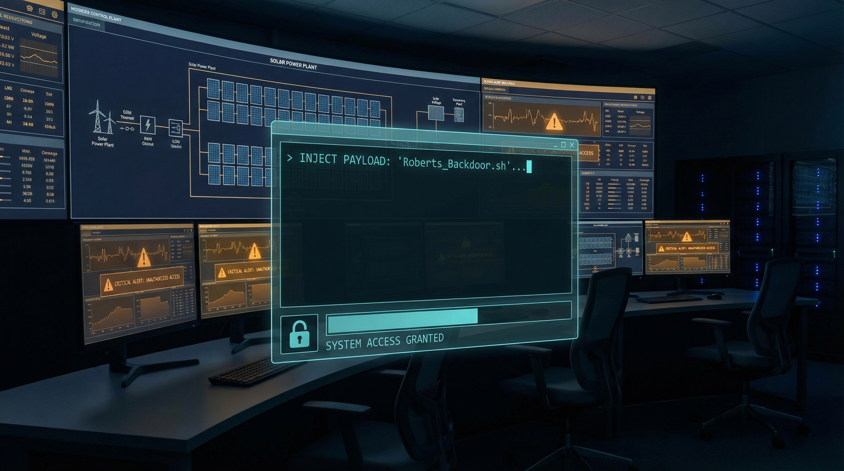 Critical Command Injection in Iplon iSolar Platform